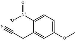 (5-METHOXY-2-NITRO-PHENYL)-ACETONITRILE Struktur