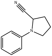 1-Phenyl-2-pyrrolidinecarbonitrilee Struktur