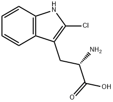 (S)-2-Chlorotryptophan Struktur