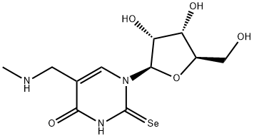 5-((methylamino)methyl)-2-selenouridine Struktur