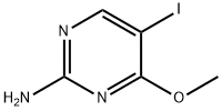 2-Amino-5-iodo-4-methoxypyrimidine Struktur