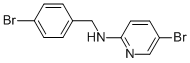 5-BROMO-N-[(4-BROMOPHENYL)METHYL]-2-PYRIDINAMINE Struktur