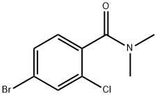 4-Bromo-2-chloro-N,N-dimethylbenzamide Struktur