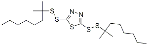 2,5-bis(tert-nonyldithio)-1,3,4-thiadiazole Struktur