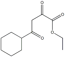 ethyl 4-cyclohexyl-2,4-dioxobutanoate Struktur