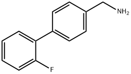 C-(2'-FLUORO-BIPHENYL-4-YL)-METHYLAMINE HYDROCHLORIDE Struktur