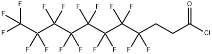 Undecanoyl chloride, 4,4,5,5,6,6,7,7,8,8,9,9,10,10,11,11,11-heptadecafluoro- Struktur