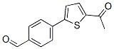 4-(5-Acetylthiophen-2-yl)benzaldehyde Struktur