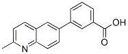 3-(2-Methylquinolin-6-yl)benzoic acid Struktur