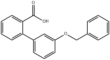 2-(3-Benzyloxyphenyl)benzoic acid Struktur