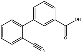 3-(2-Cyanophenyl)benzoic acid Struktur