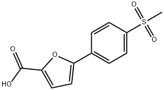 5-(4-Methanesulfonylphenyl)-furan-2-carboxylic acid Struktur