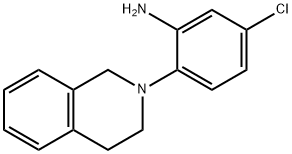 5-Chloro-2-[3,4-dihydro-2(1H)-isoquinolinyl]-aniline Struktur