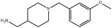 [1-(3-methoxybenzyl)piperidin-4-yl]methylamine Struktur