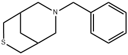 7-benzyl 3-thia-7-azabicyclo(3.3.1)nonane Struktur