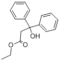 β-Hydroxy-β-phenylbenzenepropionic acid ethyl ester Struktur