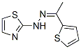 2-acetylthiophene-2-thiazolylhydrazone Struktur