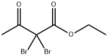 2,2-Dibromo-3-oxo-butyric acid ethyl ester Struktur