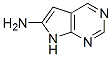 7H-Pyrrolo[2,3-d]pyrimidine, 6-amino- (7CI) Struktur