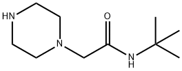 N-tert-butyl-2-(piperazin-1-yl)acetamide Struktur