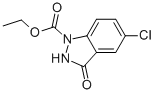 ETHYL 5-CHLORO-3-OXO-2,3-DIHYDRO-1H-INDAZOLE-1-CARBOXYLATE Struktur