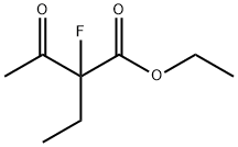 Butanoic  acid,  2-ethyl-2-fluoro-3-oxo-,  ethyl  ester Struktur