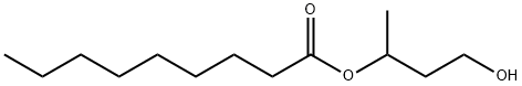 3-hydroxy-1-methylpropyl nonan-1-oate Struktur