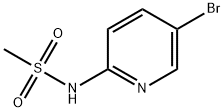 N-(5-bromo-2-pyridinyl)methanesulfonamide Struktur