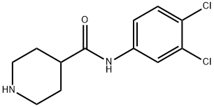 N-(3,4-dichlorophenyl)piperidine-4-carboxamide Struktur