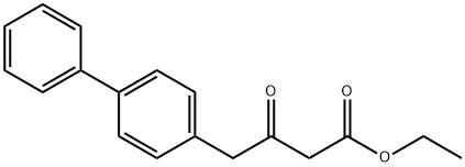 BETA-OXO-1,1'-BIPHENYL-4-BUTANOIC ACID ETHYL ESTER Struktur