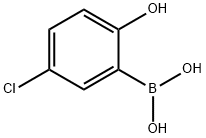 5-CHLORO-2-HYDROXYPHENYLBORONIC ACID Struktur