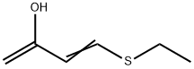 1,3-Butadien-2-ol, 4-(ethylthio)- (7CI) Struktur