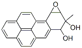 7,8-dihydroxy-9,10-epoxy-8-methyl-7,8,9,10-tetrahydrobenzo(a)pyrene Struktur