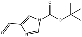 TERT-BUTYL 4-FORMYL-1H-IMIDAZOLE-1-CARBOXYLATE Struktur