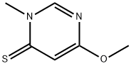 4(3H)-Pyrimidinethione,  6-methoxy-3-methyl- Struktur