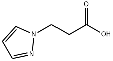 3-(1H-PYRAZOL-1-YL)PROPANOIC ACID Struktur