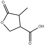 3-Furancarboxylicacid,tetrahydro-4-methyl-5-oxo-(9CI) Struktur