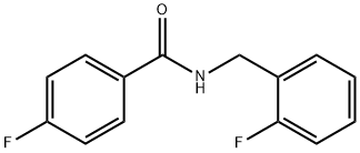 4-Fluoro-N-(2-fluorobenzyl)benzaMide, 97% Struktur