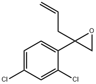 2-(2,4-dichlorophenyl)-2-(2-propenyl)oxirane Struktur