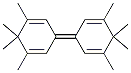 1,5,6,6-Tetramethyl-3-(3,4,4,5-tetramethyl-2,5-cyclohexadiene-1-ylidene)-1,4-cyclohexadiene Struktur