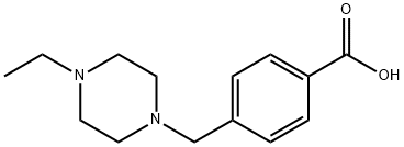 4-(4-ETHYLPIPERAZIN-1-YLMETHYL)BENZOIC ACID Struktur