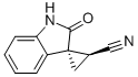 (1S,2S)-2'-OXOSPIRO[CYCLOPROPANE-1,3'-INDOLINE]-2-CARBONITRILE Struktur