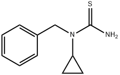 Thiourea,  N-cyclopropyl-N-(phenylmethyl)- Struktur