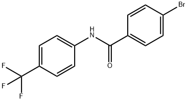 4-bromo-N-[4-(trifluoromethyl)phenyl]benzamide Struktur