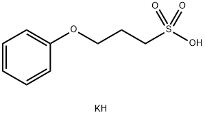 PHENYL (3-SULFOPROPYL) ETHER, POTASSIUM SALT Struktur