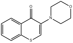 3-Morpholin-4-yl-thiochromen-4-one Struktur