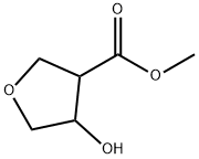 3-Furoicacid,tetrahydro-4-hydroxy-,methylester(7CI) Struktur