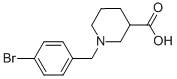 1-(4-BROMO-BENZYL)-PIPERIDINE-3-CARBOXYLIC ACID HYDROCHLORIDE Struktur