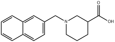 1-(2-NAPHTHALENYLMETHYL)-PIPERIDINE-3-CARBOXYLIC ACID Struktur