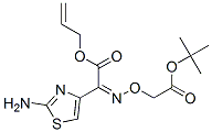 (2-Aminothiazol-4-yl)[(Z)-tert-butoxycarbonylmethoxyimino]acetic acid allyl ester Struktur